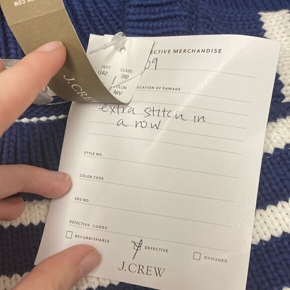 J.Crew Relaxed pullover sweater in stripe - Picture 5 of 8